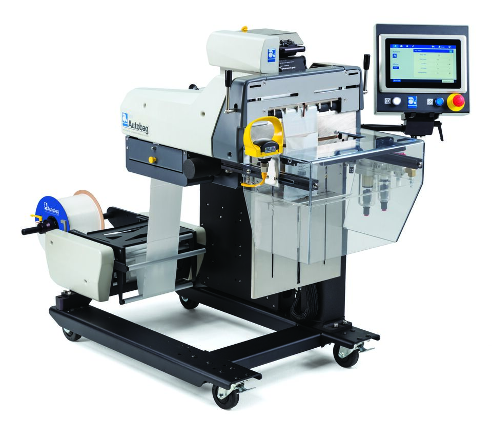 AUTOBAG 550 bagging machine with next-bag-out printer