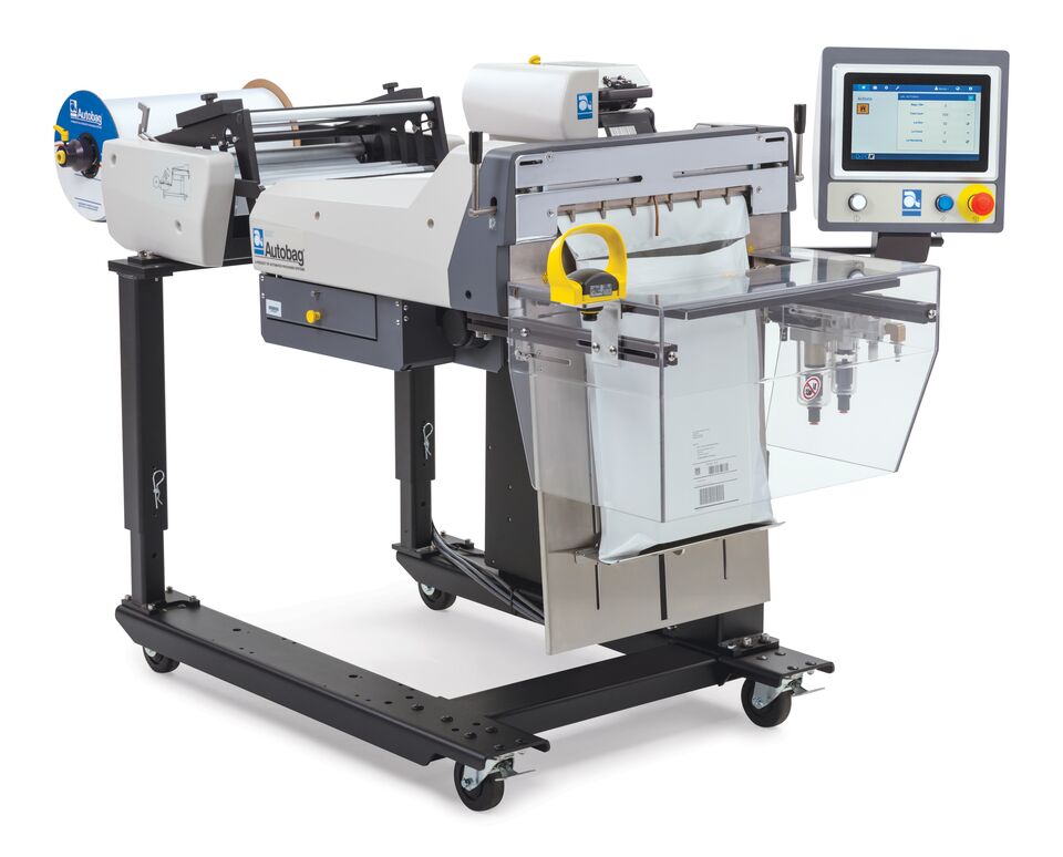 AUTOBAG 650 wide bagging and printing machine